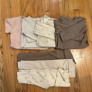 H&M 0-3 bodysuits and Pants